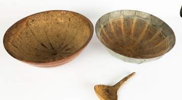 Burl Bowl and Ladle
