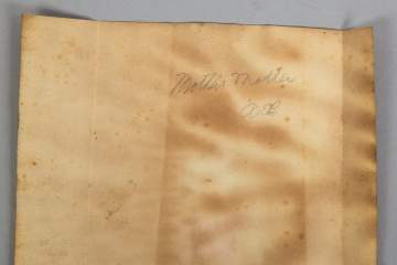 Attr. to Jacob Mantel, Silhouette of Anna  Hinterleider