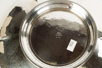 Hand Wrought Arts and Crafts Handled Bowl