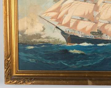 Worden Wood (American) "Challenge" Clipper Ship