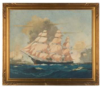 Worden Wood (American) "Challenge" Clipper Ship
