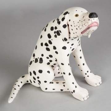 Saturnino Portuondo (Pucho) Odio (Cuban, born 1928) Carved and Painted Dalmatian