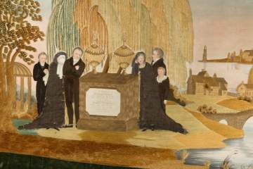 Fine and Rare Silk Needlework and Watercolor, Eunice Noyes