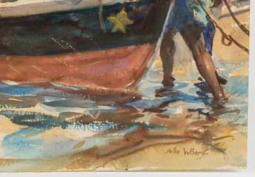 John Whorf (American, 1903-1959) "White Sails" Barbados