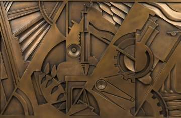 Roy Lichtenstein (American, 1923-1997) "Peace Through Chemistry" Bronze
