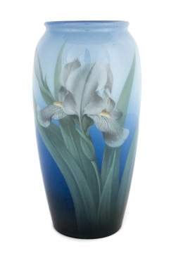 Fine Rookwood Vase with Iris