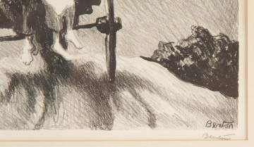 Thomas Hart Benton (American, 1889-1975) "Goin Home"