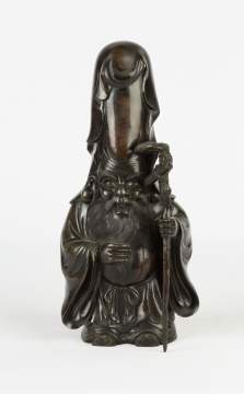 Asian Bronze Immortal Figure