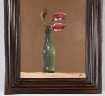 Bruce Kurland  (American, 1938-2013) Coke Bottle and Magnolias