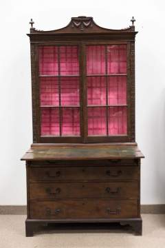 Chinese Chippendale Secretary