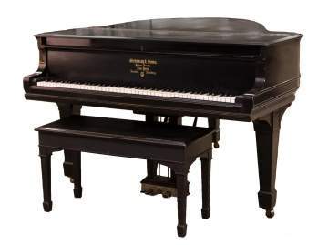 Steinway and Sons Ebonized Grand Piano