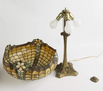 Leaded Glass Table Lamp
