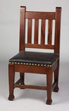 Roycroft Mahogany Slipper Chair