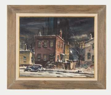 Henry Martin Gasser (American, 1909-1981) Street Scene