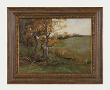 Charles Paul Gruppe (American, 1860-1940) Autumn Landscape