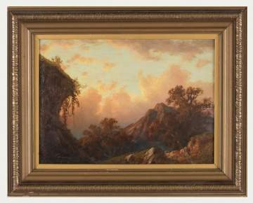 Alexander François Loemans
(Canadian, 1816-1898) Mountain Landscape