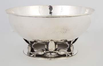 Carl Poul Peterson (Montreal) Sterling Silver 'Seed Pod' Bowl