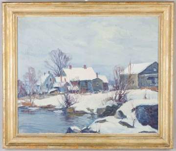 George A. Renouard (American, 1884-1954) Winter Landscape