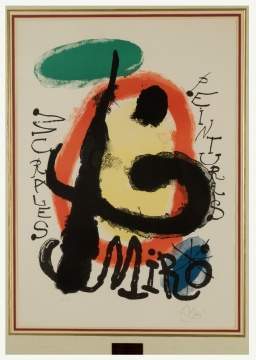 Joan Miro (Spanish, 1893-1983) "Monaks" Morales Pietrues            