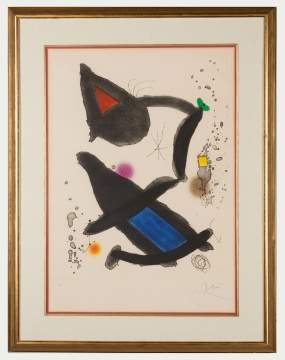 Joan Miro (Spanish, 1893-1983) "Le Roi David" (King David)