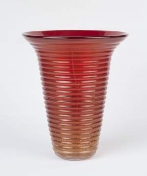 Seguso Mid-Century Vase