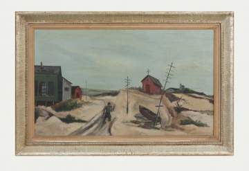 Karl Eugene Fortess (Belgian/American, 1907-1993) "Fire Island" 