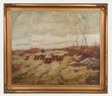 George Leonard Herdle (American, 1868 - 1922) Pastoral Scene