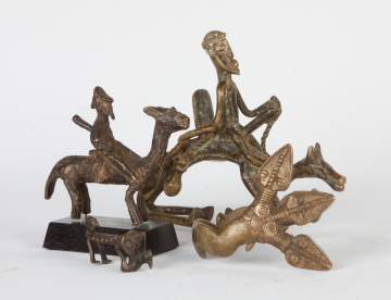 Group of Bronze African Artifacts