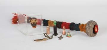 Peruvian Nazca Mace with Misc. Artifacts