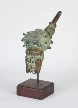 African Chief's Head Pipe