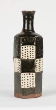 Anne Floche (Danish, b. 1952) Earthenware Bottle