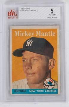 1958 Topps Mickey Mantle #150 Baseball Card