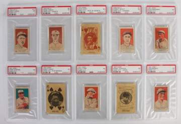 Group of 1921-1927 Baseball Stripe Cards