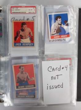 Collection of 1948 Leaf Boxing Cards