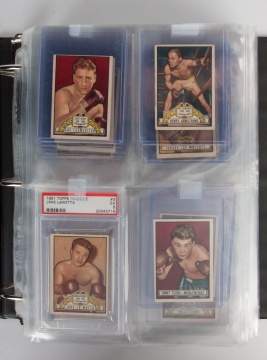 Complete Set of 1951 Topps Ringside Boxing Cards