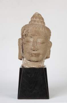 Cambodian Stone Head