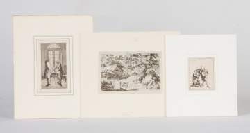 Group of Three Early Etchings