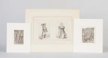 Group of Three Early Etchings