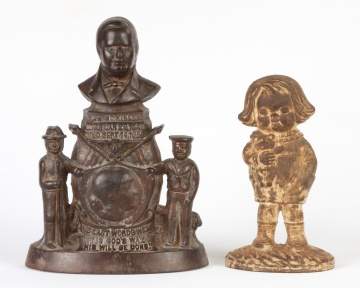 Two Cast-Iron Door Stops