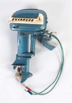 Miniature Evinrude Aquasonic, Big Twin Electric 25 Motor