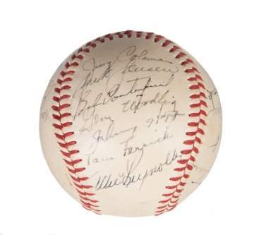Autographed New York Yankees Baseball