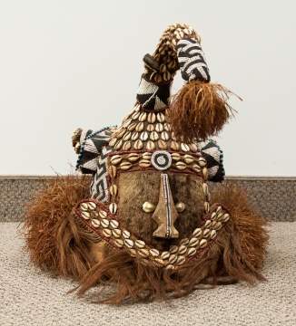African Bakuba Tribe, Zaire Mashamboy Ceremonial Headdress