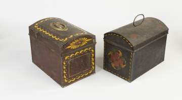 Two Toleware Boxes
