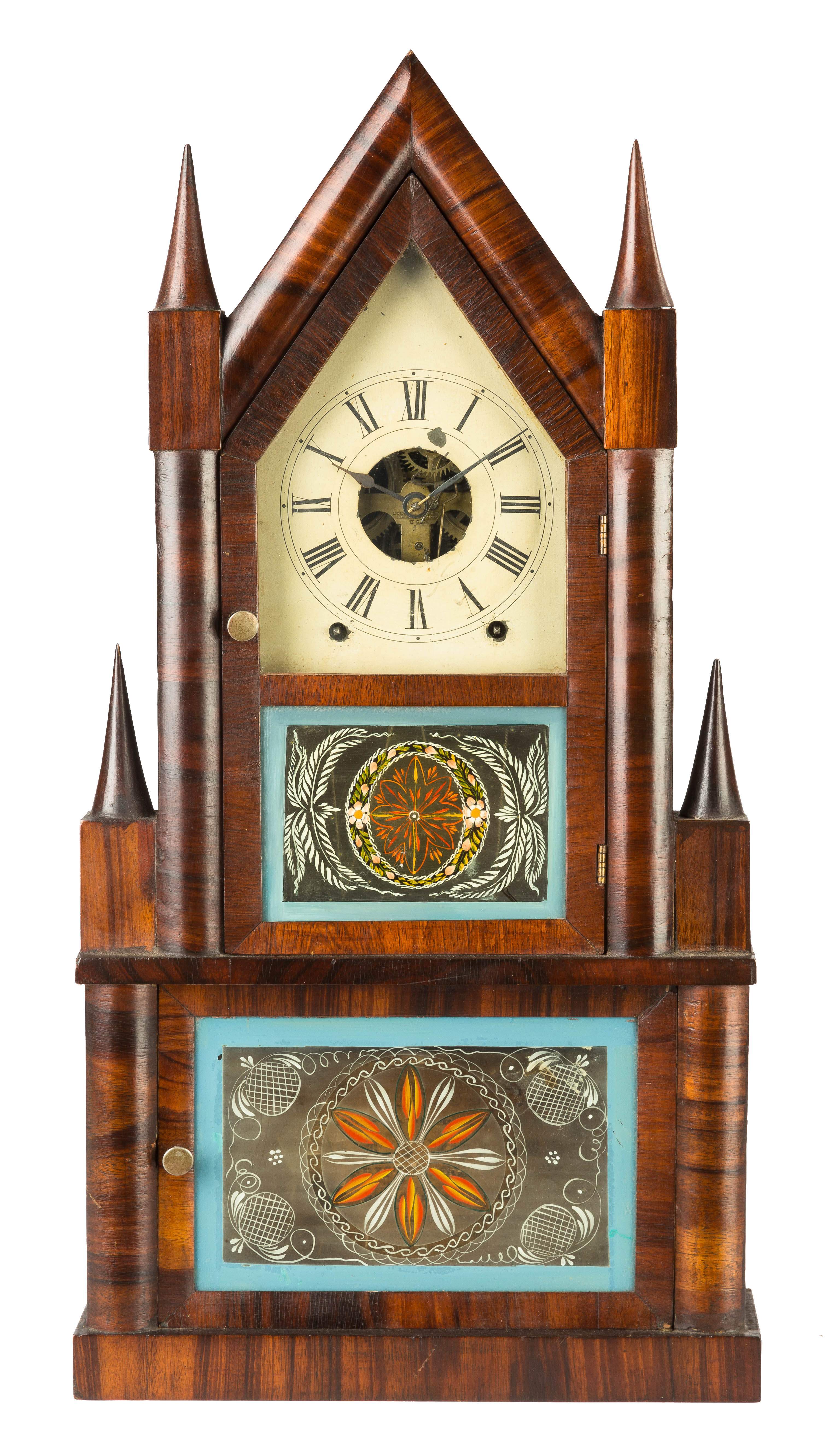 Birge Fuller Double Steeple Shelf Clock Cottone Auctions