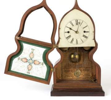 Fine J.C. Brown Acorn Shelf Clock