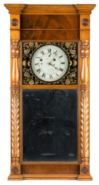 Asa Munger, Auburn, NY, Shelf Clock