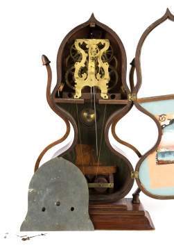 J. C. Brown, Bristol, CT, Acorn Shelf Clock