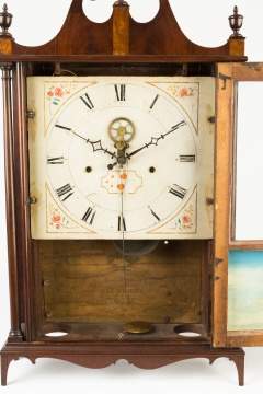 Rare Eli Terry Pillar and Scroll