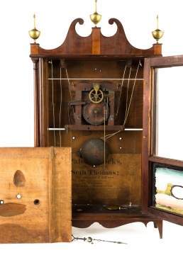 Seth Thomas Off Center Pillar and Scroll