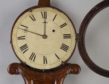 A Fine Abel Stowell, Charlestown, MA, Lyre Banjo Clock